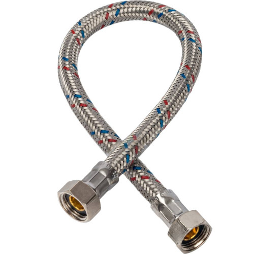 Гибкая подводка для воды Stout ВР/ВР 1/2"х1/2" длина 1000 мм Гибкая подводка для воды Stout ВР/ВР 1/2"х1/2" длина 1000 мм