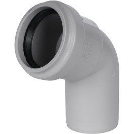 Отвод канализационный Stout ДУ 110 мм 67°