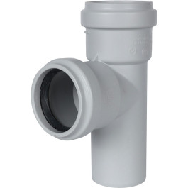Тройник канализационный Stout ДУ 58х58 мм 87°