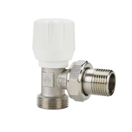 Клапан радиаторный угловой Varmega 1/2"х3/4"EK резьба наружная/наружная