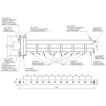 Коллектор нержавеющий Gidruss BMSS-150-6D до 150 кВт 1 1/2" 6 контуров — фото 2