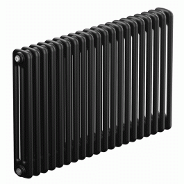 Трубчатый радиатор Rifar Tubog 3057 20 секций цвет антрацит нижнее подключение