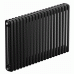 Трубчатый радиатор Rifar Tubog 3057 20 секций цвет антрацит нижнее подключение