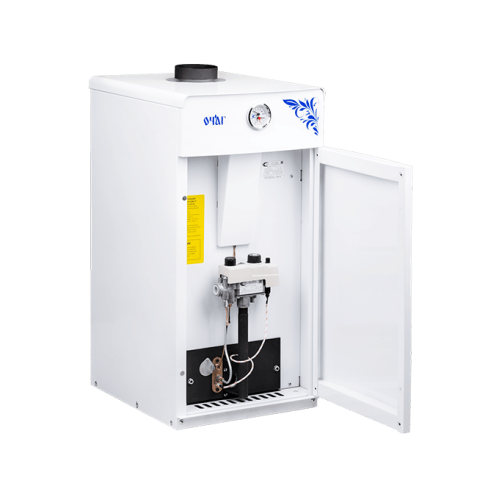 Напольный газовый котел Очаг АОГВ-8 "С" Премиум с газовым клапаном САБК