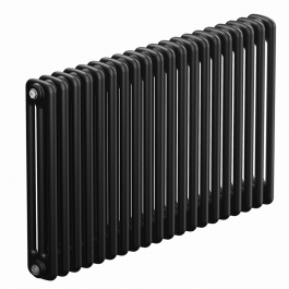 Трубчатый радиатор Rifar Tubog 3057 20 секций цвет антрацит боковое подключение