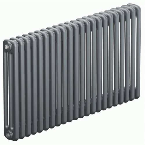 Трубчатый радиатор Rifar Tubog 3057 22 секции цвет титан боковое подключение