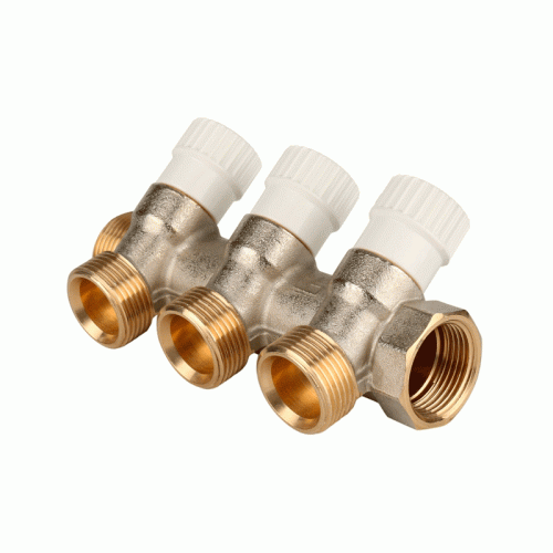 Коллектор для воды 3 выхода Stout 3/4"x3/4" Евроконус арт.SMB 6851 343403