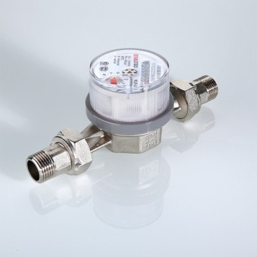 Счётчик для воды универсальный Valtec ДУ 20мм L105мм со сгонами арт.VLF-20U Счётчик для воды универсальный Valtec ДУ 20мм L105мм со сгонами арт.VLF-20U