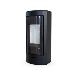 Печь-камин Defro Home Orti 9 кВт чёрная сталь