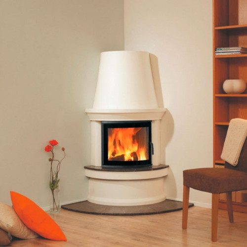 Печь-камин Nordpeis Geilo угловой топка NI-22 панорамное стекло Печь-камин Nordpeis Geilo угловой топка NI-22 панорамное стекло