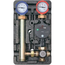 Насосная группа с термо смесительным клапаном 30-60 °C TIM NG-TK-0101 без насоса