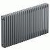 Трубчатый радиатор Rifar Tubog 3057 24 секции цвет титан нижнее подключение