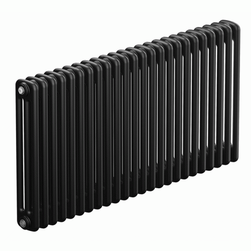 Трубчатый радиатор Rifar Tubog 3057 24 секции цвет антрацит боковое подключение