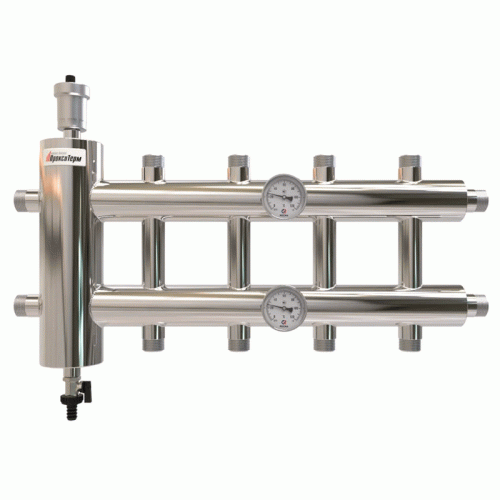 Коллектор из нержавейки с гидрострелкой 60 кВт ПроксиТерм GSK 25-5 Коллектор из нержавейки с гидрострелкой 60 кВт ПроксиТерм GSK 25-5