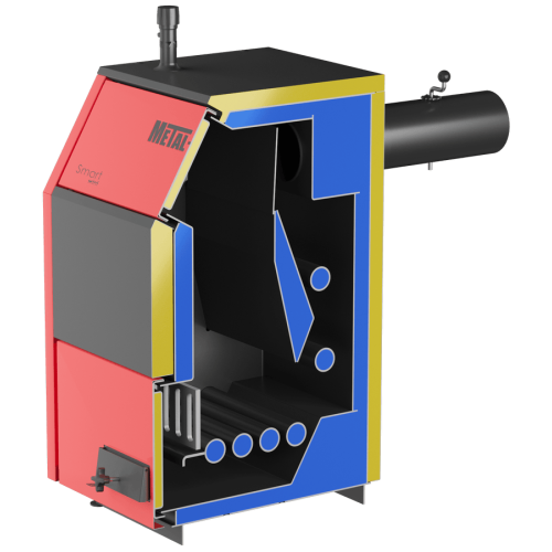 Котел твердотопливный Metal-Fach Smart Mini 17 кВт