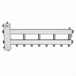 Коллектор нержавеющий Gidruss BMSS-100-5D до 100 кВт 1 1/4" 5 контуров
