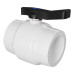 Кран шаровой полипропиленовый 110 PLASTIСA ALFA Кран шаровой полипропиленовый 110 PLASTIСA ALFA
