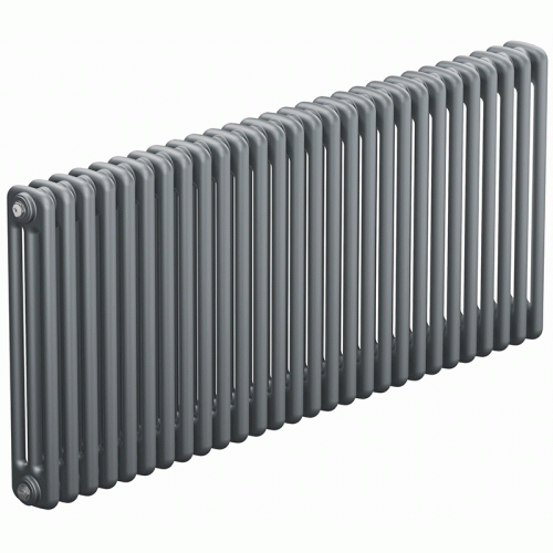 Трубчатый радиатор Rifar Tubog 3057 28 секций цвет титан боковое подключение