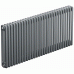 Трубчатый радиатор Rifar Tubog 3057 28 секций цвет титан боковое подключение