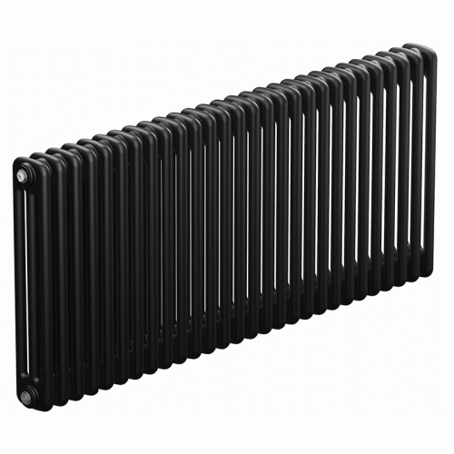 Трубчатый радиатор Rifar Tubog 3057 28 секций цвет антрацит нижнее подключение