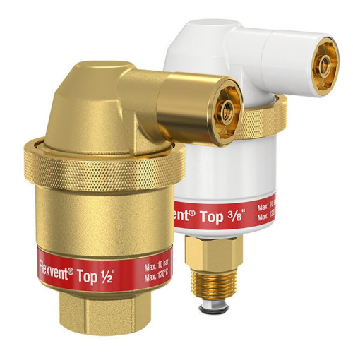 Автоматический поплавковый воздухоотводчик Flamco Flexvent Top 3/8" белый Автоматический поплавковый воздухоотводчик Flamco Flexvent Top 3/8" белый