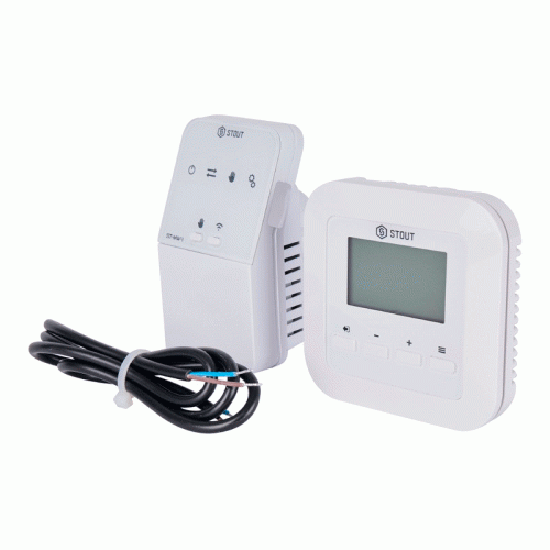 Беспроводной комнатный двухпозиционный регулятор Stout ST-295v2