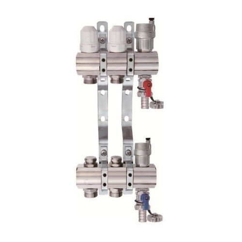 Коллектор для отопления Tim на 2 выхода (арт.KB002) Коллектор для отопления Tim на 2 выхода (арт.KB002)