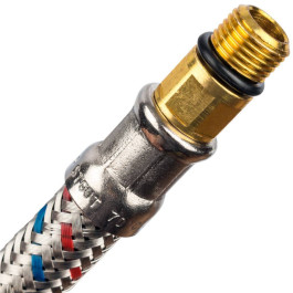 Гибкая подводка для воды Stout елочка M10 (35 мм) х ВР 1/2" длина 1200 мм