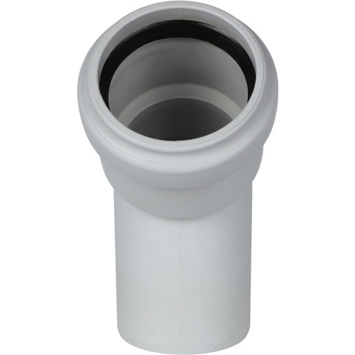 Отвод канализационный Stout ДУ 110 мм 45°