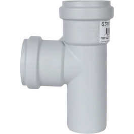 Тройник канализационный Stout ДУ 58х58 мм 87°