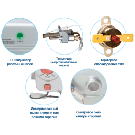 Газовый накопительный водонагреватель Bradford White EQNT- MI403S6SX 151 л. на пропане