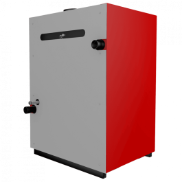 Напольный газовый чугунный котёл Лемакс Лидер 35