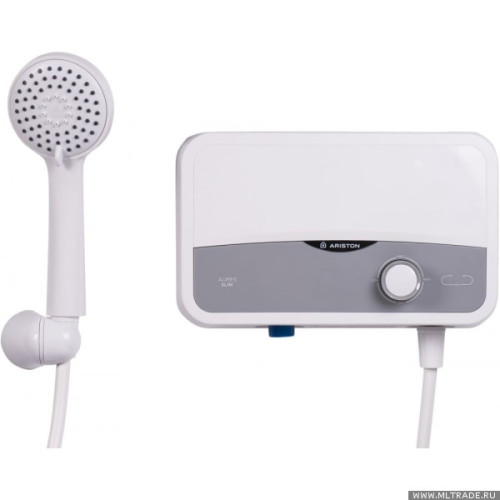 Проточный водонагреватель ARISTON AURES S 3.5 SH PL (душ)