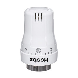 Головка термостатическая Hoobs газо-жидкостная белая