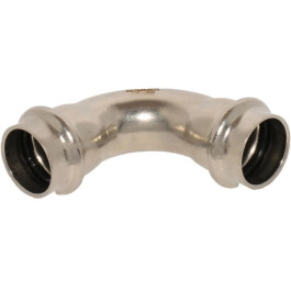 Угол 90° Rommer из нержавеющей стали 54 мм двухраструбный