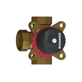 Клапан 3-ходовой смесительный Rommer 1 1/2" KVs 25