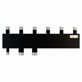 Коллектор Warme WKS60.3 (черная сталь) на 3 контура до 60 кВт