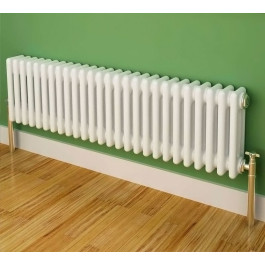 Трубчатый радиатор Rifar Tubog 3057 22 секции цвет белый боковое подключение