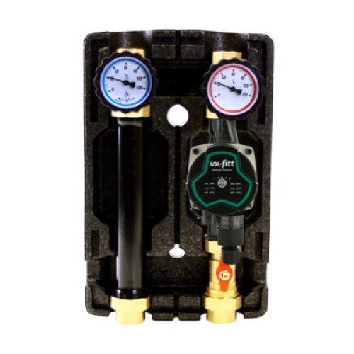 Насосная группа Uni-Fitt 1" GTO 25-6S с термосмесителем