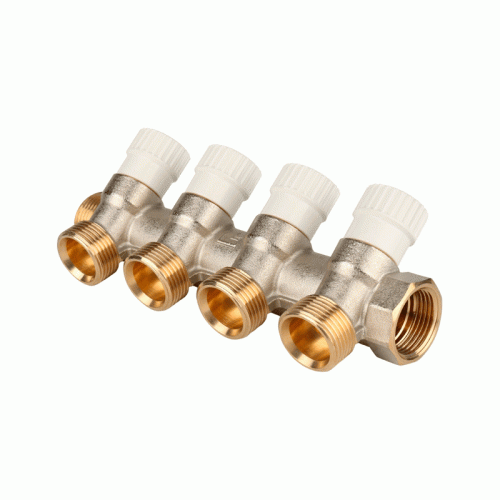 Коллектор для воды 4 выхода Stout 3/4"x3/4" Евроконус арт.SMB 6851 343404 Коллектор для воды 4 выхода Stout 3/4"x3/4" Евроконус арт.SMB 6851 343404