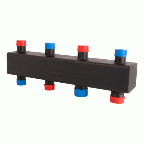 Коллектор Rommer стальной 1x1 1/4" 3 контура