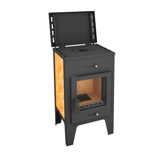 Печь-камин Мета Пехорка 6 кВт с плитой Печь-камин Мета Пехорка 6 кВт с плитой