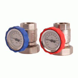 Насосная группа Rommer c 3-х ходовым смесителем без насоса 1"