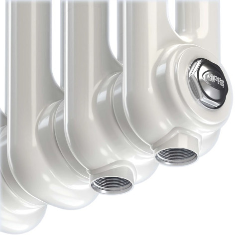 Трубчатый радиатор Rifar Tubog 2180 8 секций цвет белый нижнее подключение