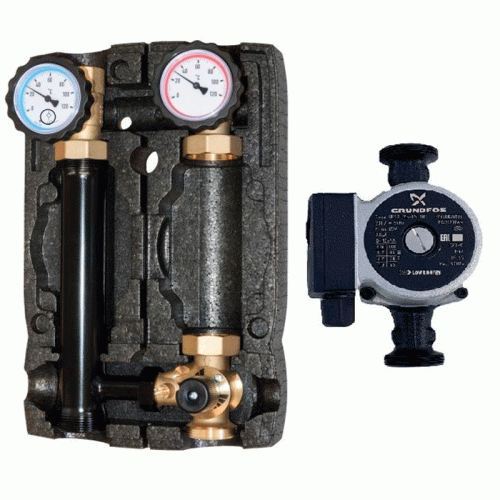 Насосная группа Hoobs 1" ВРх1 1/2"НР с насосом UPSO25-65 и 3-х ходовым клапаном Насосная группа Hoobs 1" ВРх1 1/2"НР с насосом UPSO25-65 и 3-х ходовым клапаном