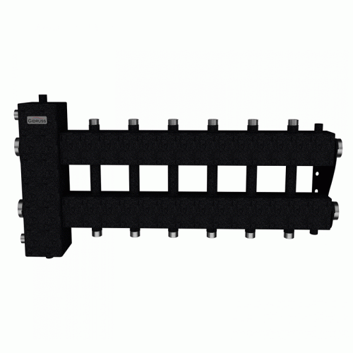 Коллектор Gidruss BM-150-7DU до 150 кВт 1 1/2" 7 контуров Коллектор Gidruss BM-150-7DU до 150 кВт 1 1/2" 7 контуров