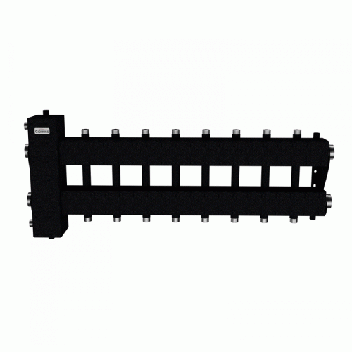 Коллектор Gidruss BM-150-9DU до 150 кВт 1 1/2" 9 контуров Коллектор Gidruss BM-150-9DU до 150 кВт 1 1/2" 9 контуров