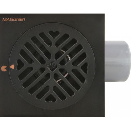 Трап сантехнический MAGdrain C 36 Q50-O (100*100, магнитный клапан, Латунь, черный)