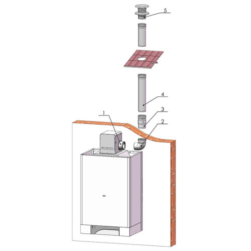 Настенный газовый котел Thermona Therm TRIO 90 T Настенный газовый котел Thermona Therm TRIO 90 T