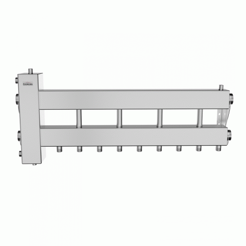Коллектор нержавеющий Gidruss BMSS-150-5D до 150 кВт 1 1/2" 5 контуров